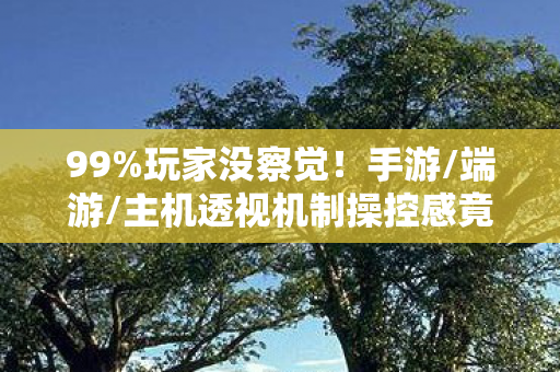 99%玩家没察觉!手游/端游/主机透视机制操控感竟差300%? 99%玩家没察觉!手游/端游/主机透视机制操控感竟差300%?