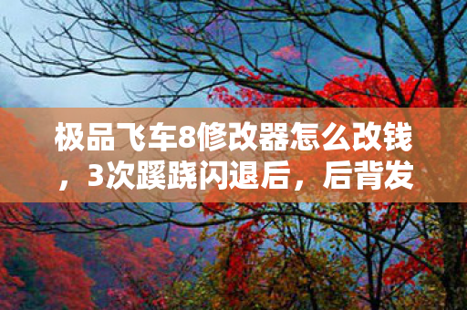 极品飞车8修改器怎么改钱,3次蹊跷闪退后,后背发凉的真相竟让百万玩家集体破防 极品飞车8修改器怎么改钱,3次蹊跷闪退后,后背发凉的真相竟让百万玩家集体破防