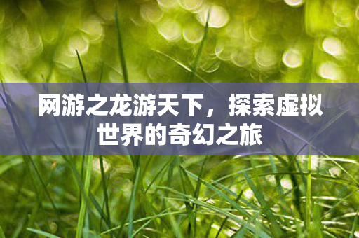探索虚拟世界的奇幻之旅图片