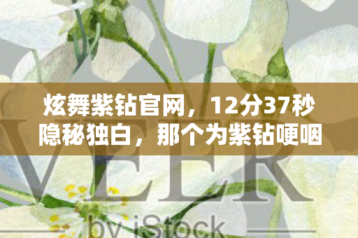 炫舞紫钻官网，12分37秒隐秘独白，那个为紫钻哽咽的夜晚，你还记得吗？