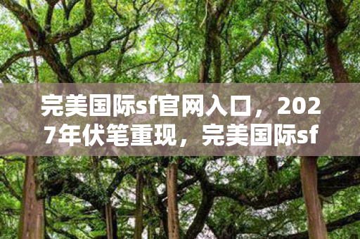 完美国际sf官网入口,2027年伏笔重现,完美国际sf里那些事,鼻子一酸忆旧情 完美国际sf官网入口,2027年伏笔重现,完美国际sf里那些事,鼻子一酸忆旧情