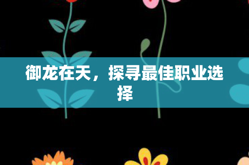 探寻最佳职业选择图片