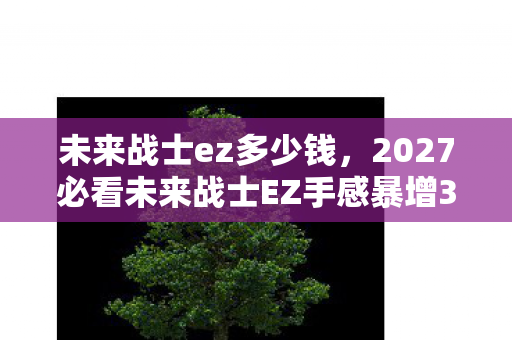 未来战士ez多少钱，2027必看未来战士EZ手感暴增300%！实测后我悟了这5个致命细节
