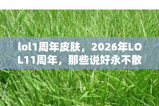 lol1周年皮肤,2026年LOL11周年,那些说好永不散场的约定,为何让我鼻子一酸? lol1周年皮肤,2026年LOL11周年,那些说好永不散场的约定,为何让我鼻子一酸?