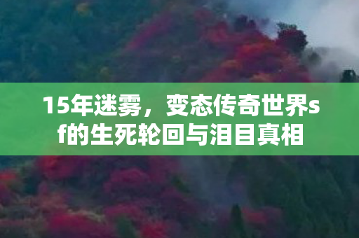 15年迷雾,变态传奇世界sf的生死轮回与泪目真相 15年迷雾,变态传奇世界sf的生死轮回与泪目真相