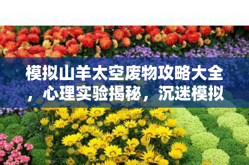 模拟山羊太空废物攻略大全,心理实验揭秘,沉迷模拟山羊太空废物竟是场细思极恐的脑控陷阱 模拟山羊太空废物攻略大全,心理实验揭秘,沉迷模拟山羊太空废物竟是场细思极恐的脑控陷阱