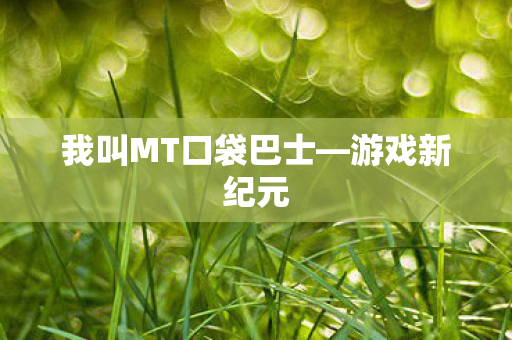 我叫MT口袋巴士图片