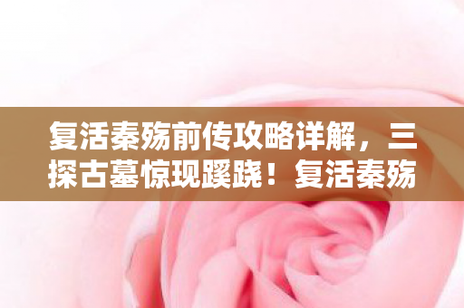 复活秦殇前传攻略详解，三探古墓惊现蹊跷！复活秦殇前传背后真相让人后背发凉