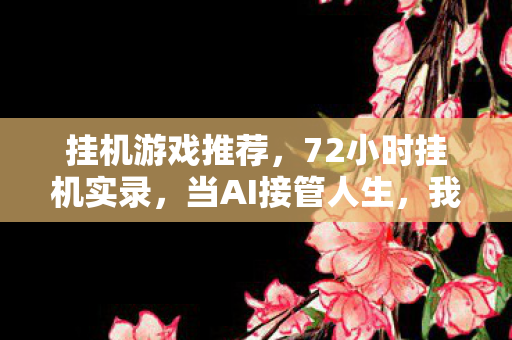 挂机游戏推荐，72小时挂机实录，当AI接管人生，我竟在虚拟世界哭成狗