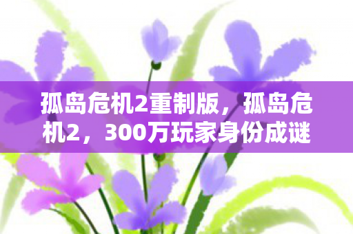 孤岛危机2重制版，孤岛危机2，300万玩家身份成谜，谁在虚拟孤岛续写心酸传奇？