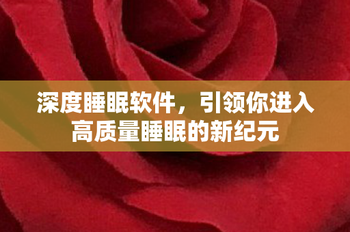 引领你进入高质量睡眠的新纪元图片