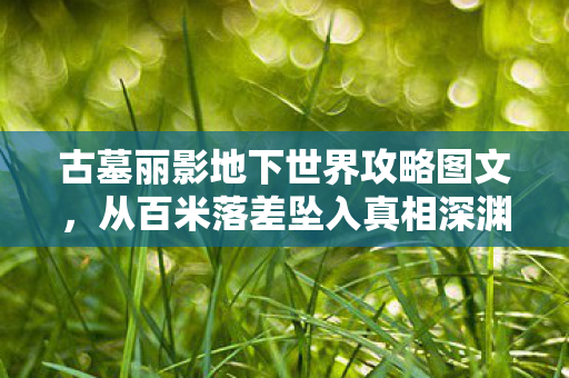 古墓丽影地下世界攻略图文，从百米落差坠入真相深渊，笑着骂完又哭着打开，这坑我认了！