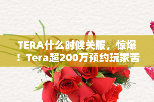 TERA什么时候关服,惊爆!Tera超200万预约玩家苦等,多平台公测竟差3年? TERA什么时候关服,惊爆!Tera超200万预约玩家苦等,多平台公测竟差3年?