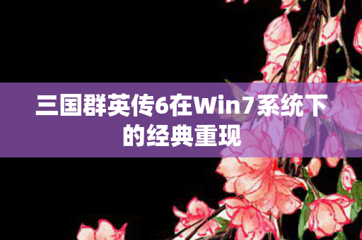 三国群英传6在Win7系统下的经典重现图片