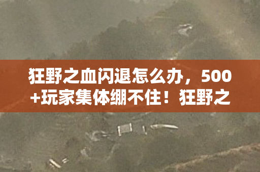 狂野之血闪退怎么办,500+玩家集体绷不住!狂野之血闪退疑云,是BUG还是阴谋? 狂野之血闪退怎么办,500+玩家集体绷不住!狂野之血闪退疑云,是BUG还是阴谋?