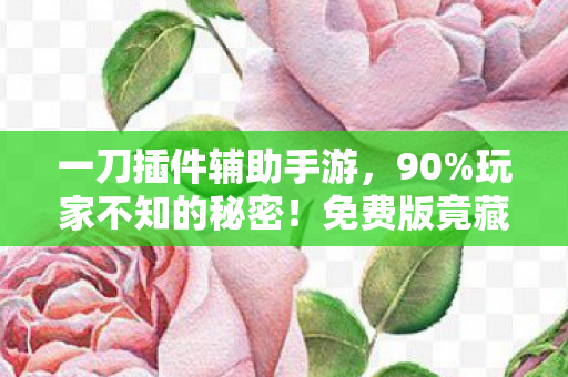 一刀插件辅助手游,90%玩家不知的秘密!免费版竟藏着这扎心真相…… 一刀插件辅助手游,90%玩家不知的秘密!免费版竟藏着这扎心真相……