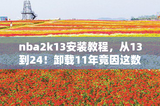 nba2k13安装教程，从13到24！卸载11年竟因这数字反转重燃热血，NBA2K藏着什么秘密？