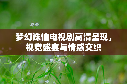 梦幻诛仙电视剧高清呈现图片