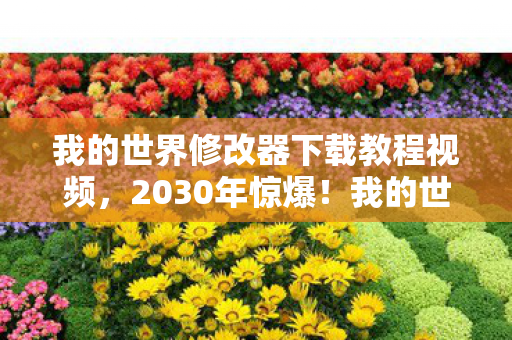 我的世界修改器下载教程视频,2030年惊爆!我的世界修改器竟藏着颠覆认知的终极秘密? 我的世界修改器下载教程视频,2030年惊爆!我的世界修改器竟藏着颠覆认知的终极秘密?