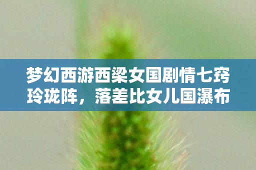 梦幻西游西梁女国剧情七窍玲珑阵,落差比女儿国瀑布还大!真相是策划在玩我?笑着笑着就哭了 梦幻西游西梁女国剧情七窍玲珑阵,落差比女儿国瀑布还大!真相是策划在玩我?笑着笑着就哭了