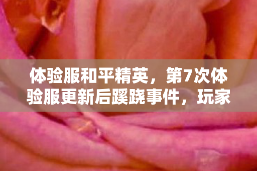 体验服和平精英,第7次体验服更新后蹊跷事件,玩家集体后背发凉,真相竟在现实? 体验服和平精英,第7次体验服更新后蹊跷事件,玩家集体后背发凉,真相竟在现实?