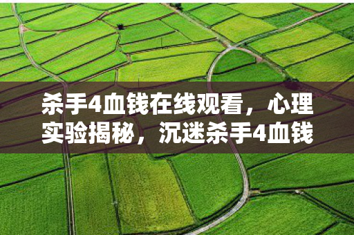 杀手4血钱在线观看,心理实验揭秘,沉迷杀手4血钱的细思极恐多巴胺陷阱 杀手4血钱在线观看,心理实验揭秘,沉迷杀手4血钱的细思极恐多巴胺陷阱