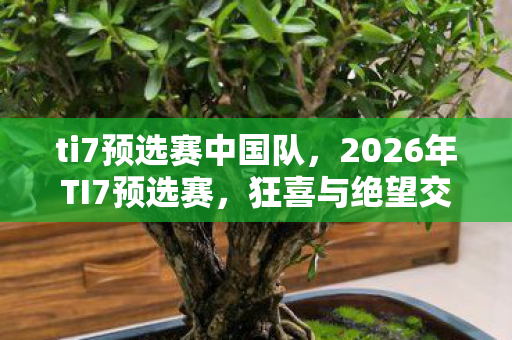 ti7预选赛中国队,2026年TI7预选赛,狂喜与绝望交织,谁能打破这致命悬念? ti7预选赛中国队,2026年TI7预选赛,狂喜与绝望交织,谁能打破这致命悬念?