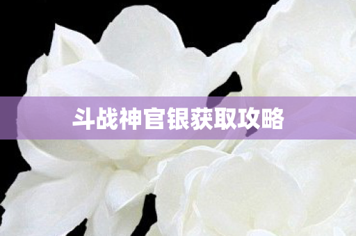 斗战神官银获取攻略图片