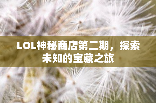 LOL神秘商店第二期图片