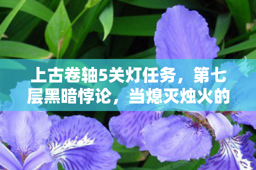 上古卷轴5关灯任务,第七层黑暗悖论,当熄灭烛火的瞬间,命运竟成为自由的选择 上古卷轴5关灯任务,第七层黑暗悖论,当熄灭烛火的瞬间,命运竟成为自由的选择