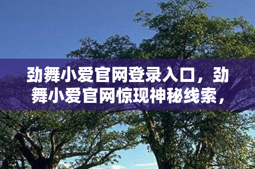 劲舞小爱官网登录入口,劲舞小爱官网惊现神秘线索,悬案背后毛骨悚然真相待解! 劲舞小爱官网登录入口,劲舞小爱官网惊现神秘线索,悬案背后毛骨悚然真相待解!