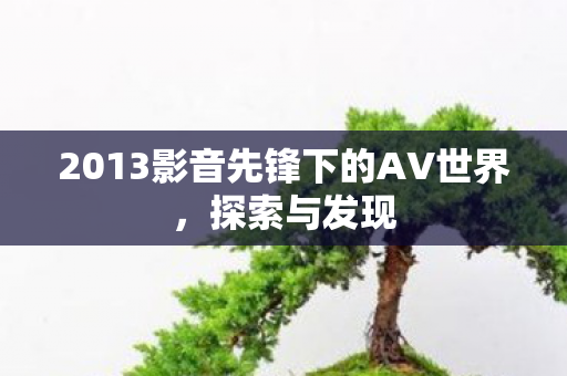 2013影音先锋下的AV世界图片