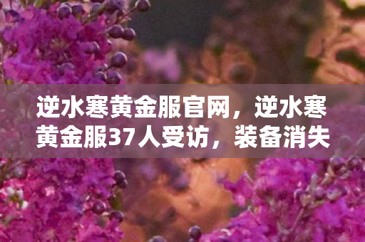 逆水寒黄金服官网,逆水寒黄金服37人受访,装备消失疑云?老炮网吧笑到绷不住 逆水寒黄金服官网,逆水寒黄金服37人受访,装备消失疑云?老炮网吧笑到绷不住