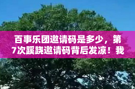 百事乐团邀请码是多少,第7次蹊跷邀请码背后发凉!我竟被游戏玩了整整十年? 百事乐团邀请码是多少,第7次蹊跷邀请码背后发凉!我竟被游戏玩了整整十年?
