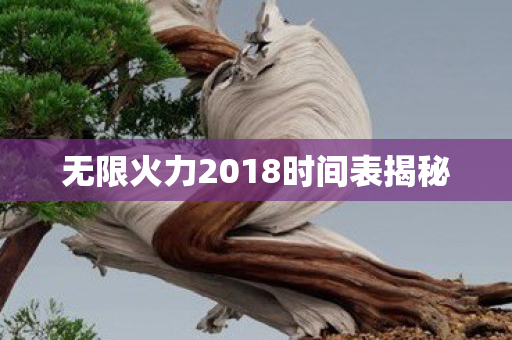 无限火力2018时间表揭秘图片