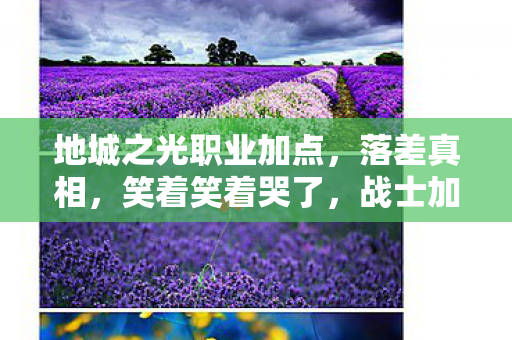 地城之光职业加点，落差真相，笑着笑着哭了，战士加点竟成退坑宣言的墓志铭