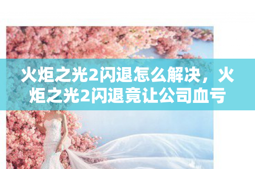 火炬之光2闪退怎么解决,火炬之光2闪退竟让公司血亏500万!隐情曝光后,吓一跳的真相来了! 火炬之光2闪退怎么解决,火炬之光2闪退竟让公司血亏500万!隐情曝光后,吓一跳的真相来了!
