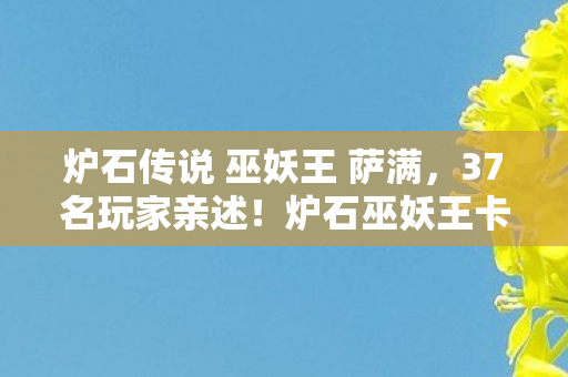 炉石传说 巫妖王 萨满,37名玩家亲述!炉石巫妖王卡组疑云,这操作谁绷得住啊? 炉石传说 巫妖王 萨满,37名玩家亲述!炉石巫妖王卡组疑云,这操作谁绷得住啊?