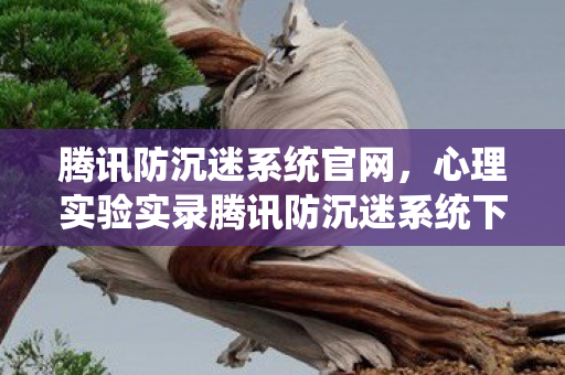 腾讯防沉迷系统官网,心理实验实录腾讯防沉迷系统下,玩家沉迷的细思极恐多巴胺陷阱 腾讯防沉迷系统官网,心理实验实录腾讯防沉迷系统下,玩家沉迷的细思极恐多巴胺陷阱
