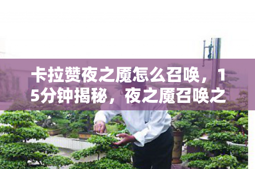 卡拉赞夜之魇怎么召唤，15分钟揭秘，夜之魇召唤之谜，泪目背后的十年征程