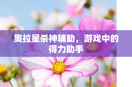 游戏中的得力助手图片