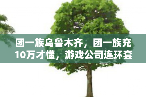 团一族乌鲁木齐,团一族充10万才懂,游戏公司连环套,韭菜竟是我自己?! 团一族乌鲁木齐,团一族充10万才懂,游戏公司连环套,韭菜竟是我自己?!
