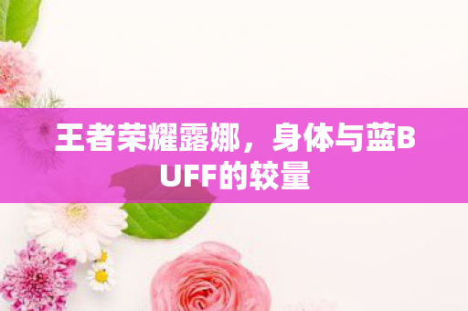 身体与蓝BUFF的较量图片