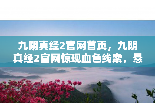 九阴真经2官网首页，九阴真经2官网惊现血色线索，悬案背后毛骨悚然真相待解