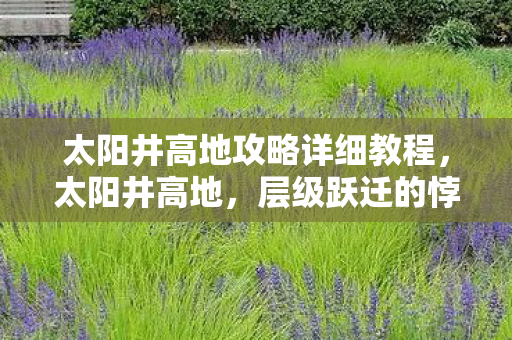 太阳井高地攻略详细教程,太阳井高地,层级跃迁的悖论深渊,灵魂震颤的自由幻灭 太阳井高地攻略详细教程,太阳井高地,层级跃迁的悖论深渊,灵魂震颤的自由幻灭