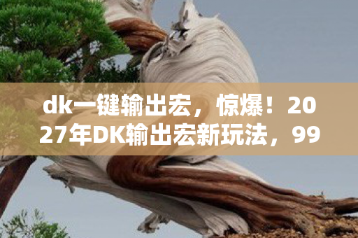 dk一键输出宏,惊爆!2027年DK输出宏新玩法,99%玩家不知的隐藏杀招! dk一键输出宏,惊爆!2027年DK输出宏新玩法,99%玩家不知的隐藏杀招!