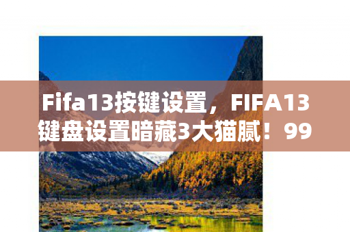 Fifa13按键设置,FIFA13键盘设置暗藏3大猫腻!99%玩家被这操作坑到上头 Fifa13按键设置,FIFA13键盘设置暗藏3大猫腻!99%玩家被这操作坑到上头