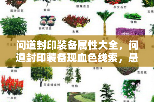 问道封印装备属性大全,问道封印装备现血色线索,悬案背后竟藏毛骨悚然真相 问道封印装备属性大全,问道封印装备现血色线索,悬案背后竟藏毛骨悚然真相