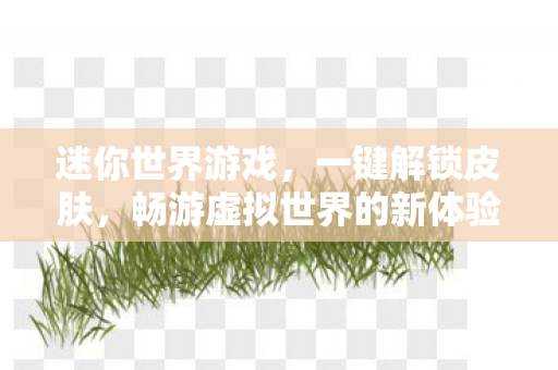 畅游虚拟世界的新体验图片