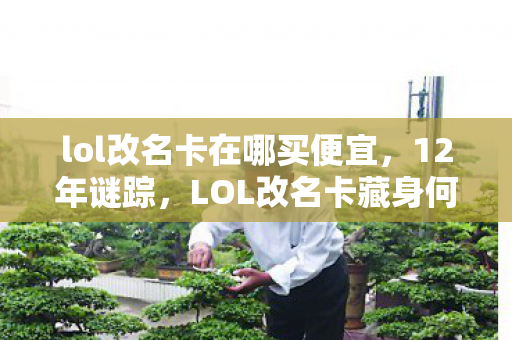 lol改名卡在哪买便宜,12年谜踪,LOL改名卡藏身何处?泪目追寻游戏变迁史 lol改名卡在哪买便宜,12年谜踪,LOL改名卡藏身何处?泪目追寻游戏变迁史